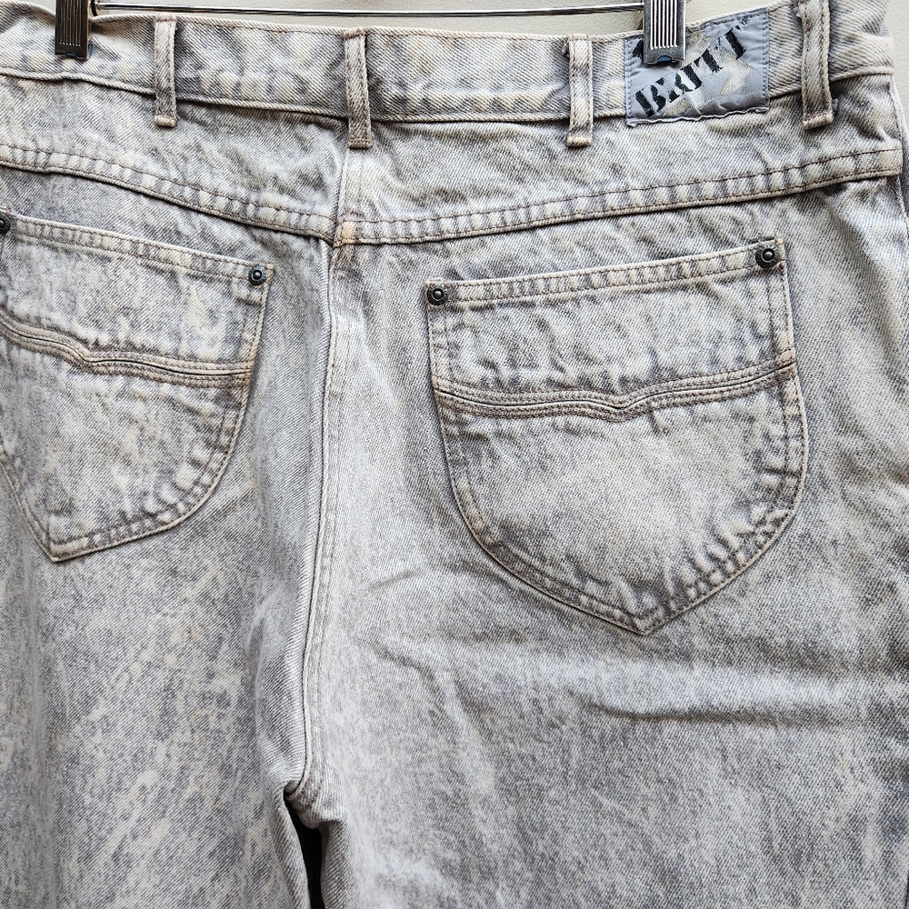 Vintage Britt Grey Acid Wash Jeans - Picture 6 of 6